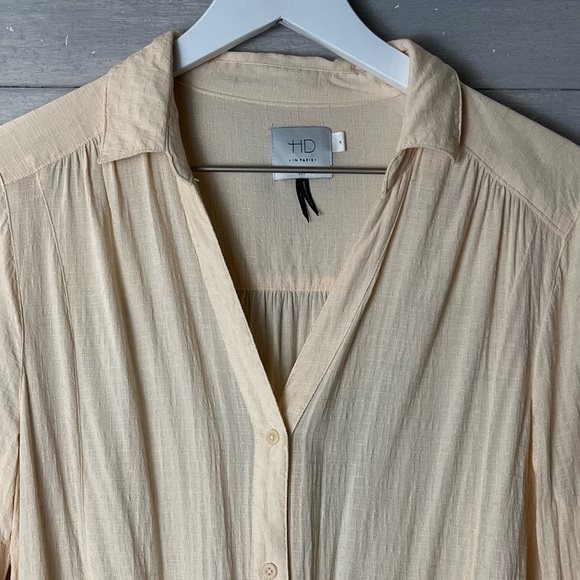 HD in Paris “Carmina” Tie Waist Shirt Dress Anthropologie - Picture 6 of 12